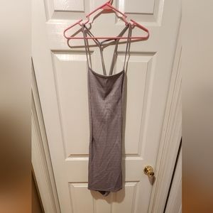 Open back mini dress